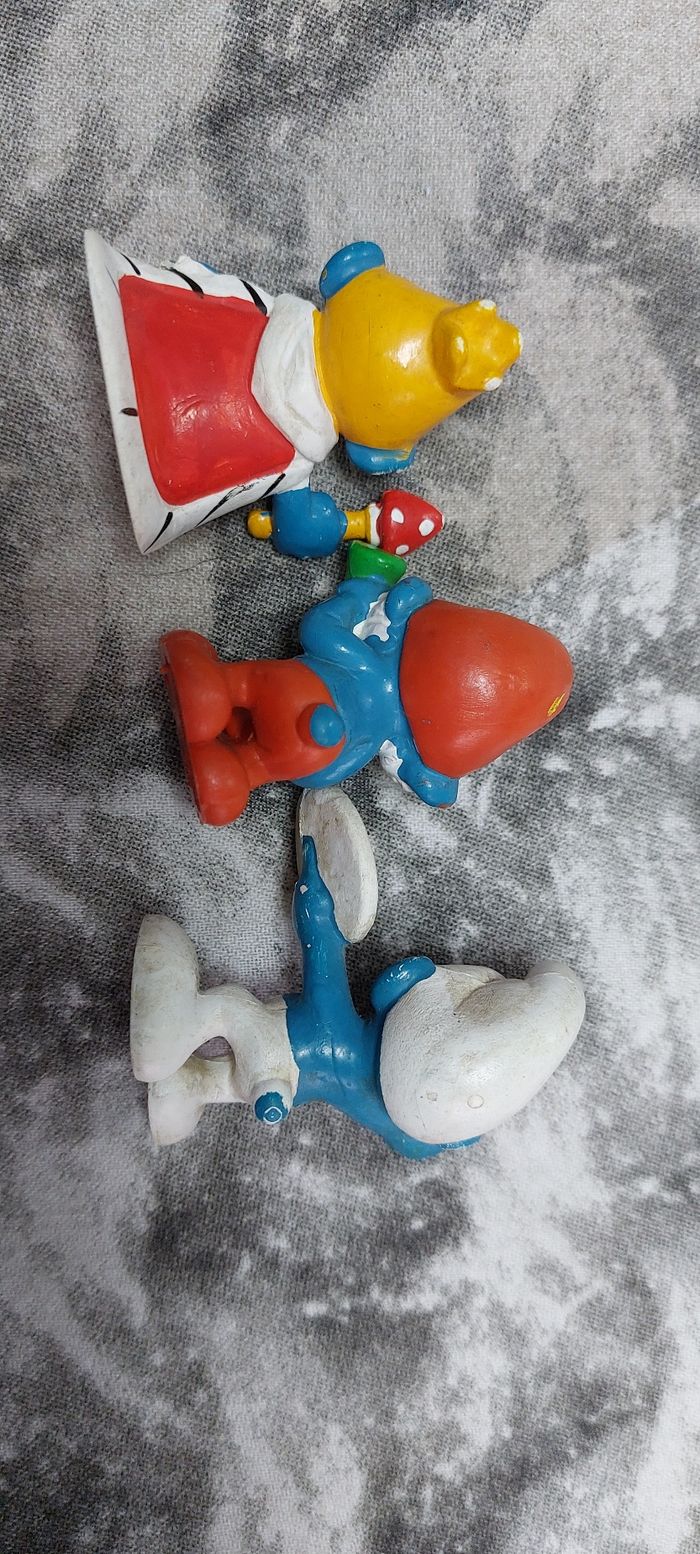 Lot 3 schtroumpfs - photo numéro 2