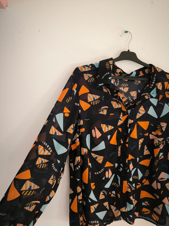 Chemise transparente à motifs - photo numéro 3