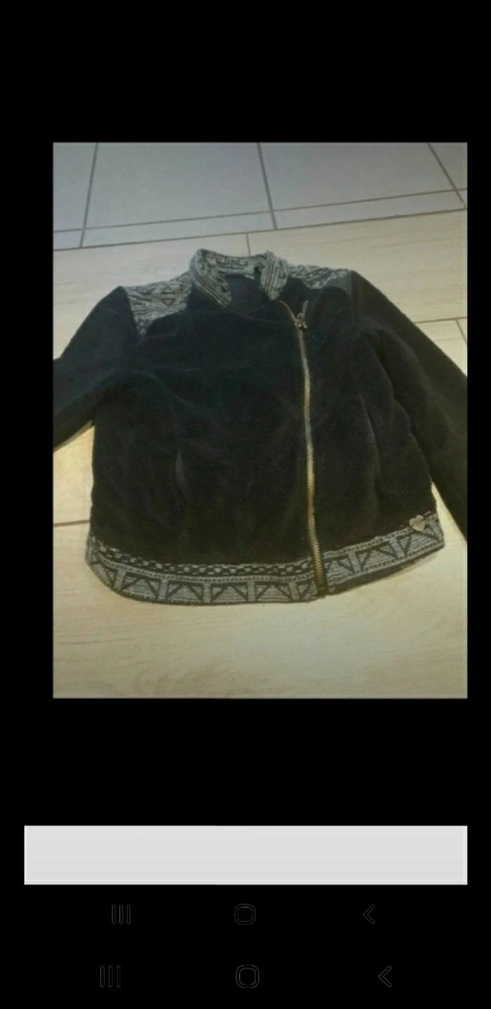 Veste polaire fille ikks 10 ans - photo numéro 2