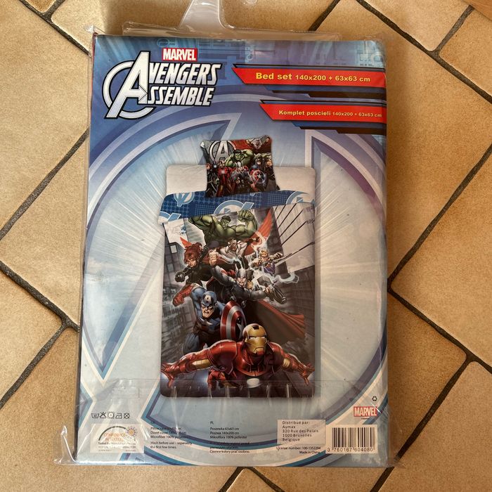 Parure housse de couette plus taie d’oreiller Marvel avengers neuve - photo numéro 2