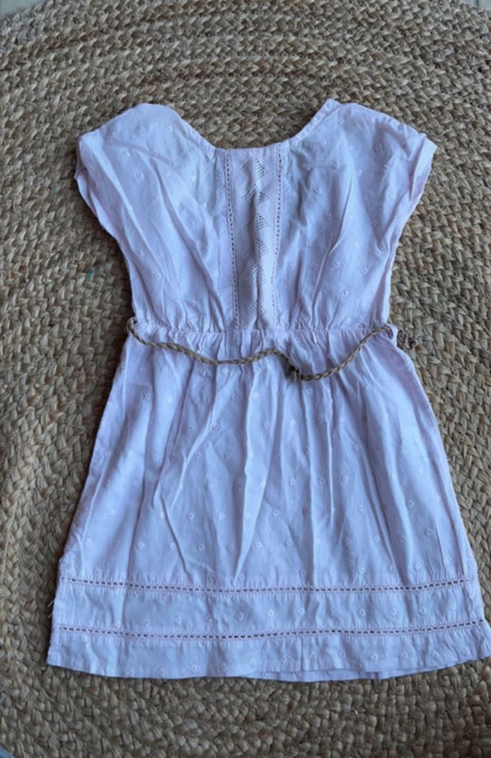 Robe tape à l’œil 4 ans rose pâle dos nu