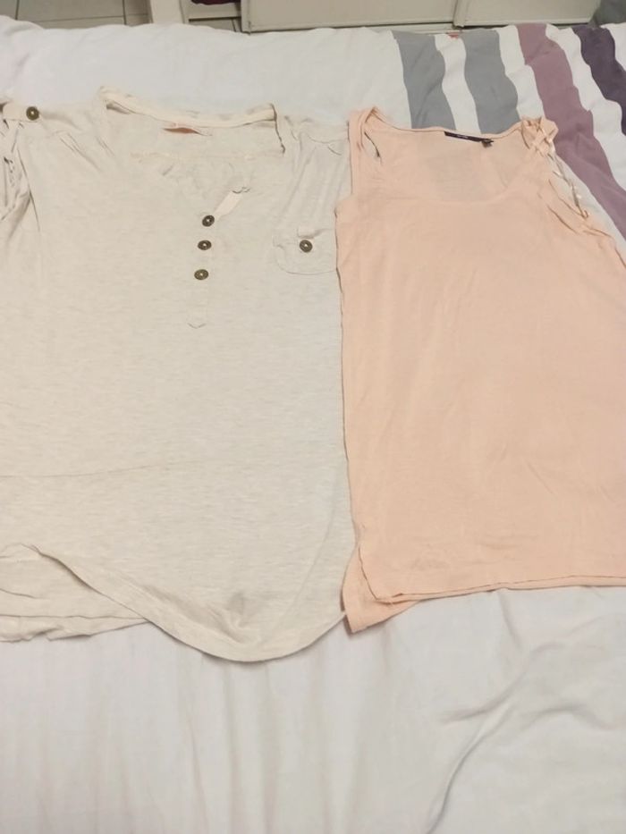 Lot 2 debardeur femme taille S