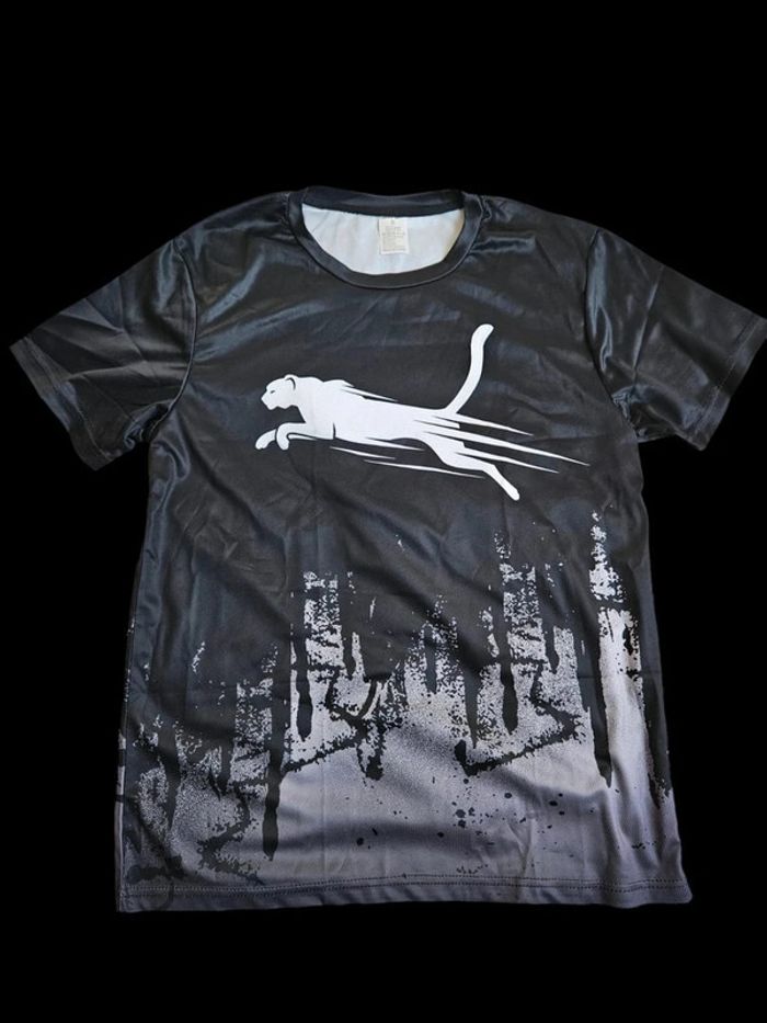 Tee-shirt Léopard Noir et Blanc - 36/S- NEUF - photo numéro 2