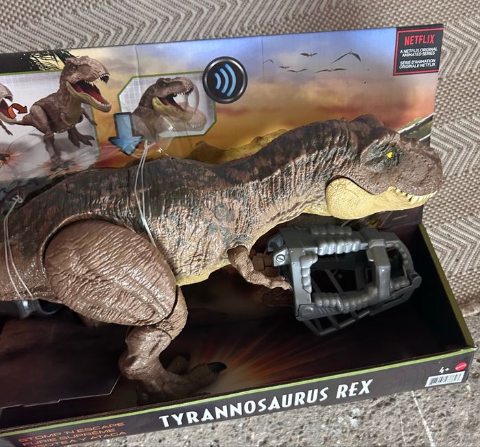 🦖 Tyrannosaurus Rex – Jurassic World Dino Escape – Mattel – Neuf 🦖 - photo numéro 3