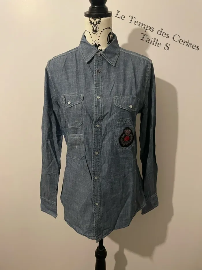 Chemise en jean Le Temps des Cerises - Taille S 🍒