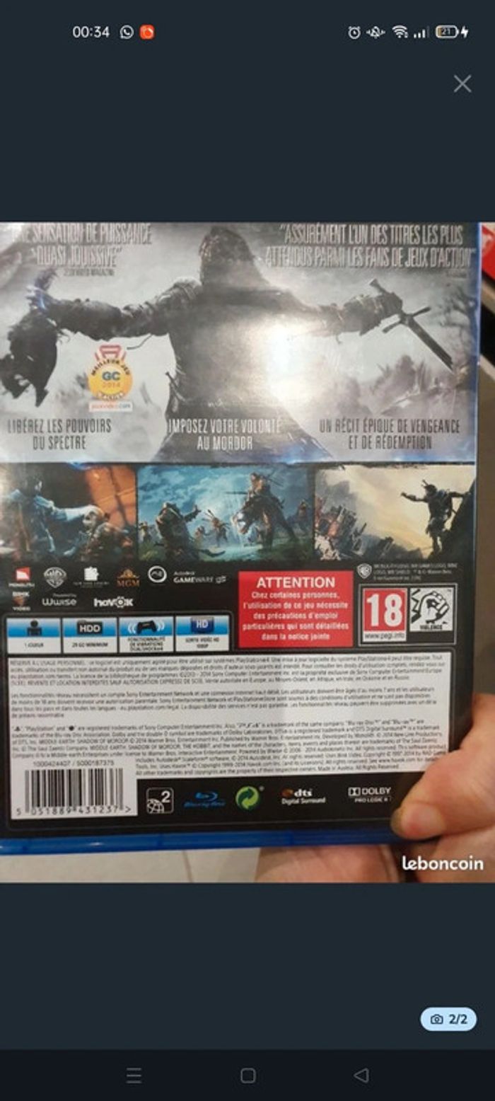 Jeux ps4 - photo numéro 2