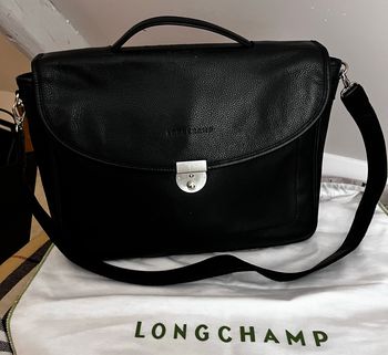 Sac longchamp cuir noir