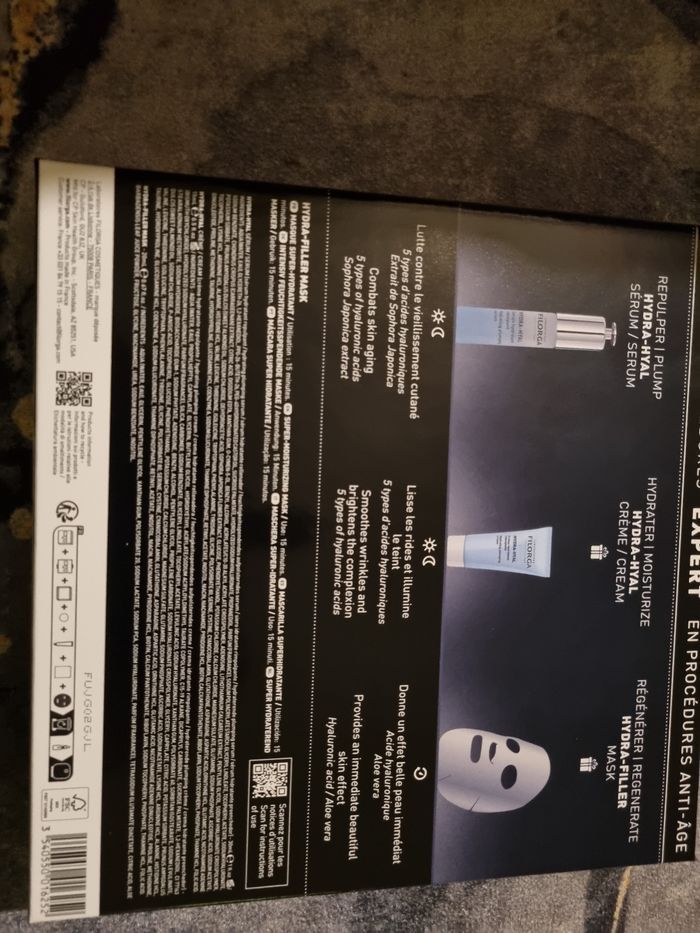 Coffret filorga hydra hyal hydratant repulpant masque crème et sérum visage neufs - photo numéro 2