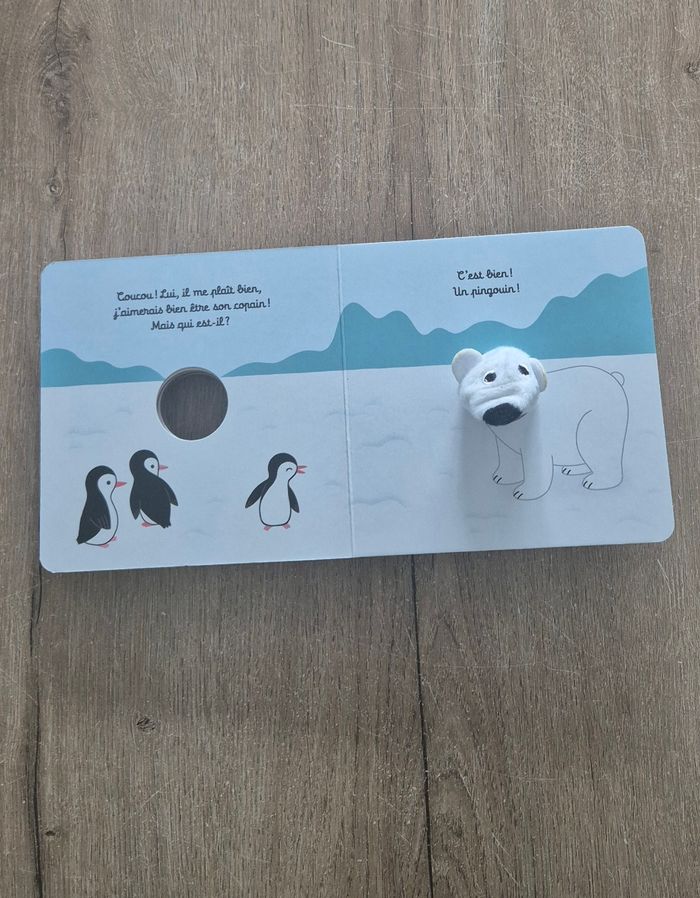 Grand livre marionnette L'ours Flocon - photo numéro 5