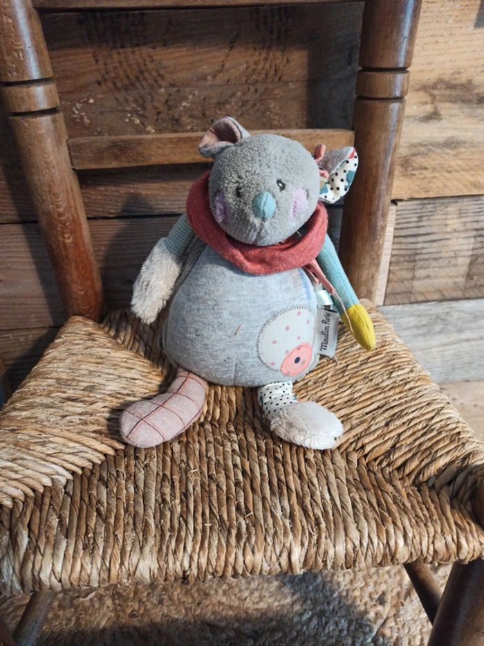 Peluche souris musicale Moulin roty tbe - photo numéro 7