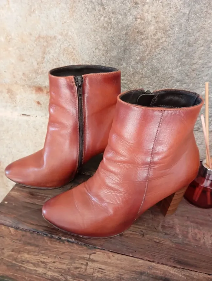 Bottines cuir - photo numéro 3