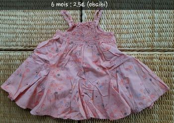 Robe à volants 6 mois
