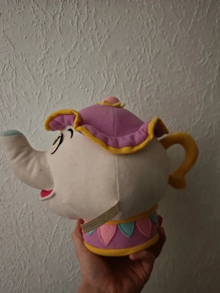 Mrs madame samovar Potts peluche belle et la bête - photo numéro 3
