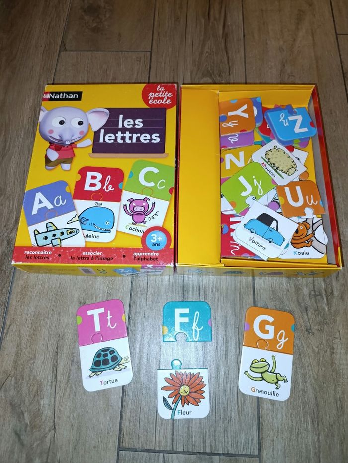 Lot de 2 jeux éducatifs La petite école - photo numéro 2