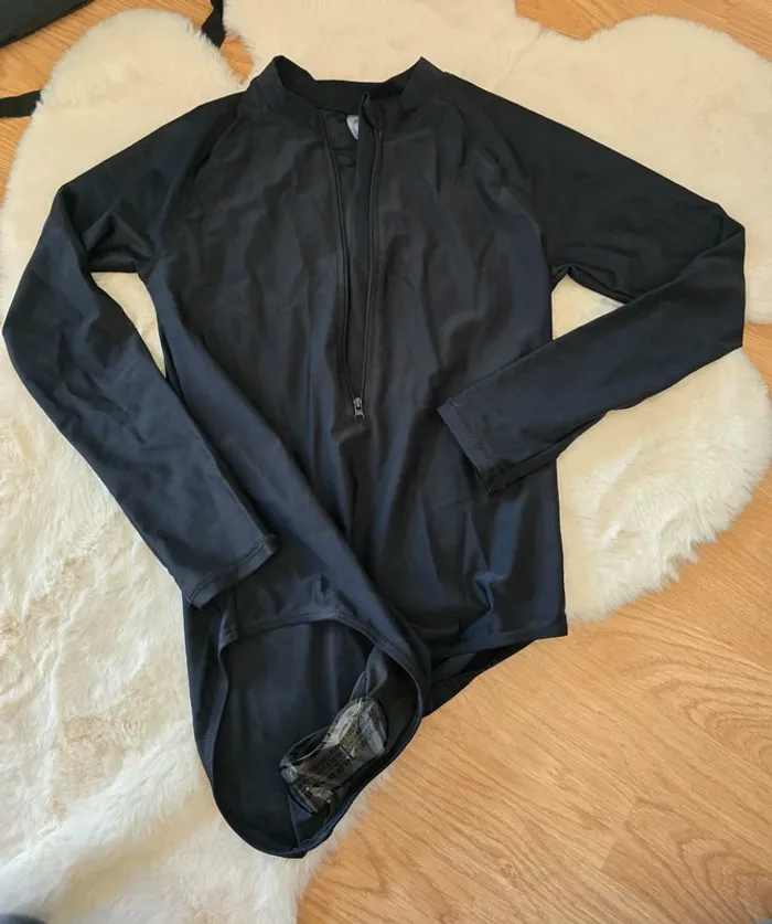 Maillot de bain 1 pièce noir, taille L - photo numéro 3