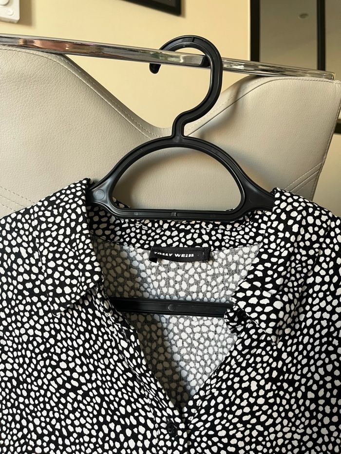 Robe manche longue à  motif - photo numéro 4