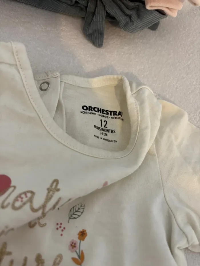 Ensemble bébé fille taille 9mois - photo numéro 3