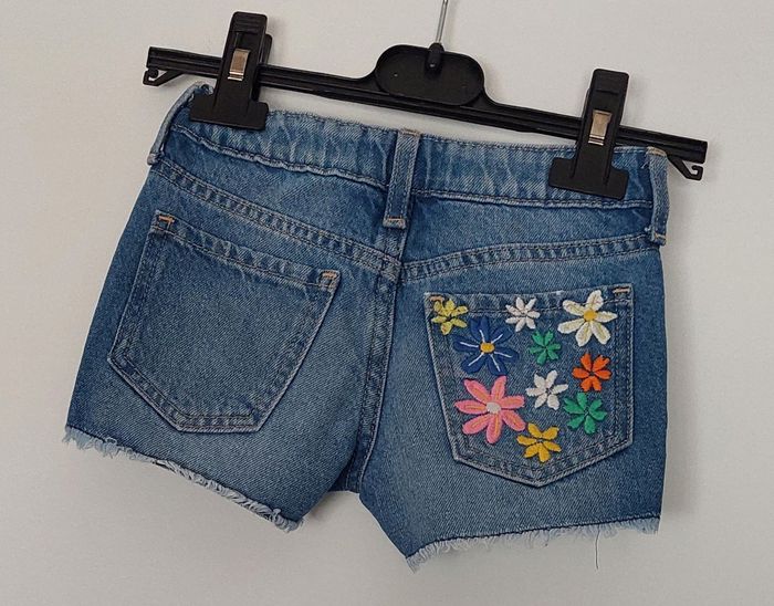 Short en jean motif fleuri H&M - photo numéro 4