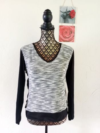 🌸Blouse manches longues, Sépia collection, taille 40