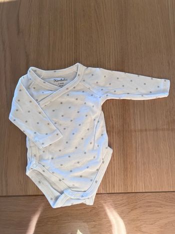 Lot de 2 bodies  1 mois