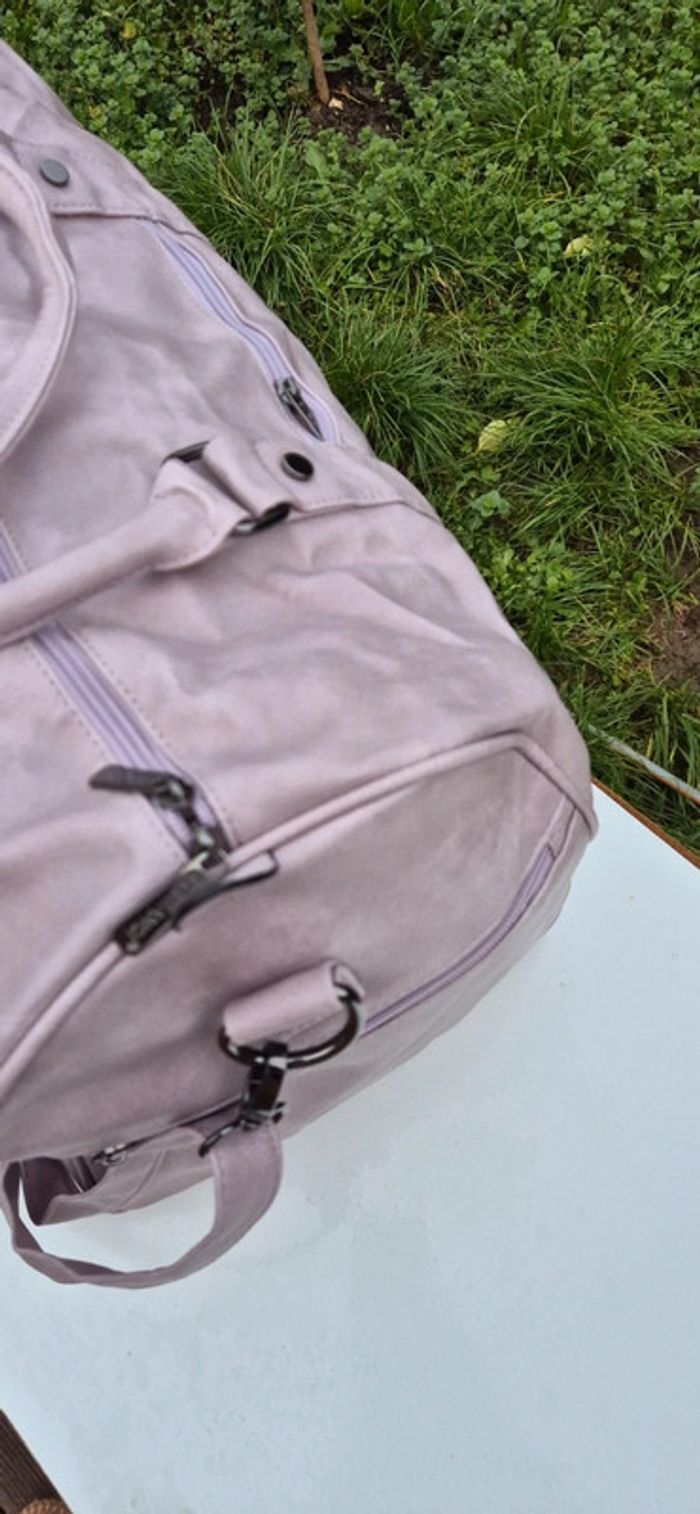 Sac polyvalent en cuir rose pu de qualité supérieure - photo numéro 2