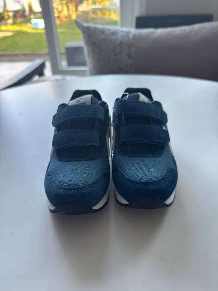 Baskets Hummel bleues et blanches – Taille 33 – Neuves étiquette - photo numéro 2