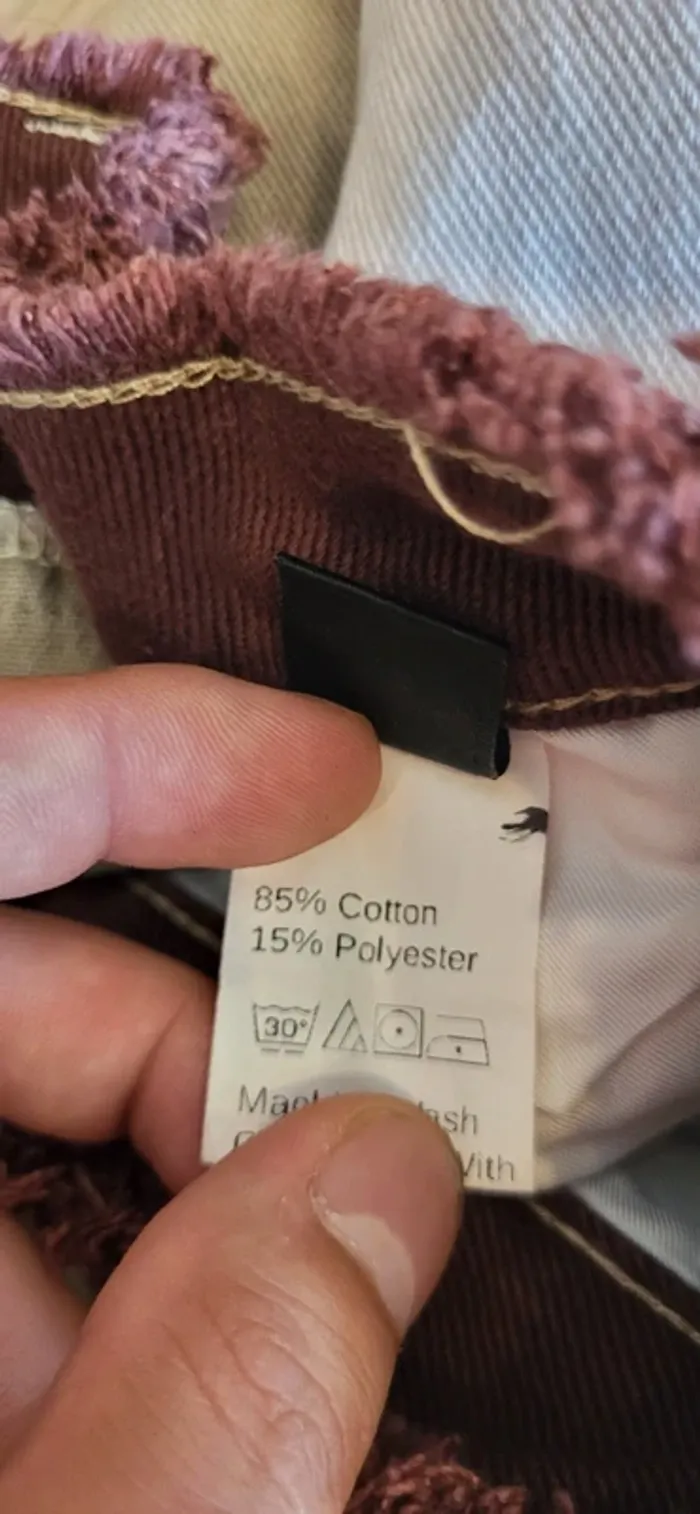 Pantalon patchwork multicolore Shein XS – Neuf sans étiquette - photo numéro 7