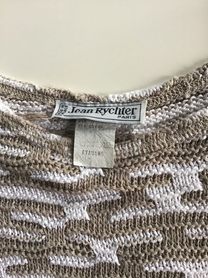 Pull sans manche 75% coton 🇫🇷Jean Richter Paris - photo numéro 4
