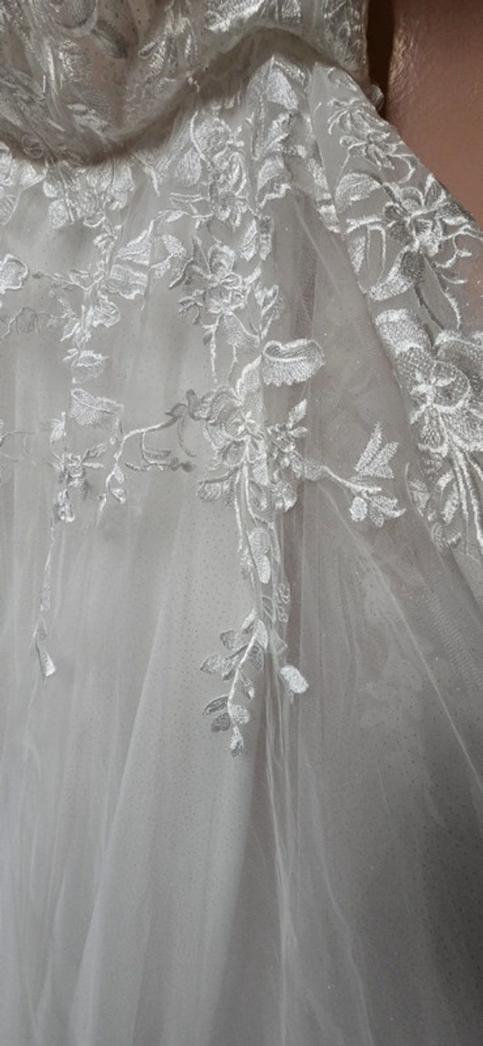 Magnifique robe de mariée blanche neuve taille 36 - 38 - photo numéro 8