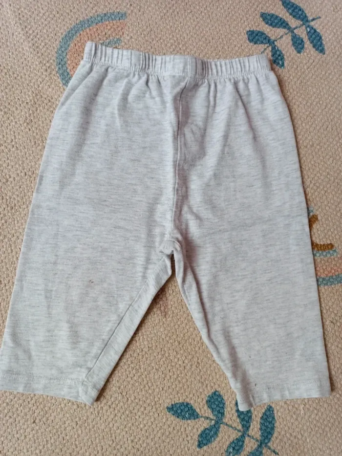 Short gris in extenso 4 ans coton