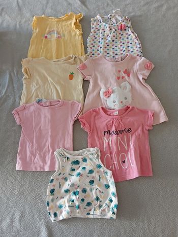 Lots tee-shirt été 3 mois