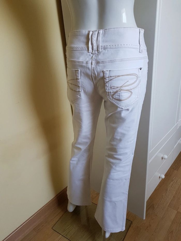 Pantalon blanc Bréal taille 40 - photo numéro 3