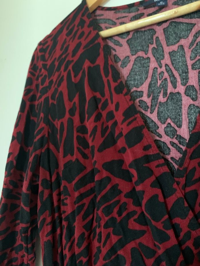 Robe léopard rouge noir - photo numéro 6