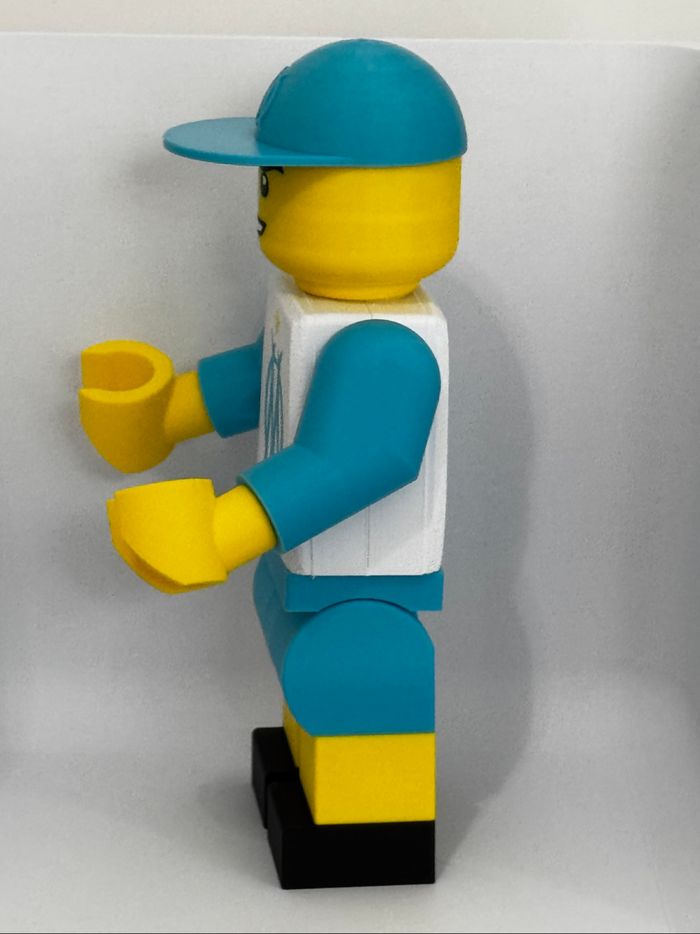 Figurine brickman, style lego OM - photo numéro 2