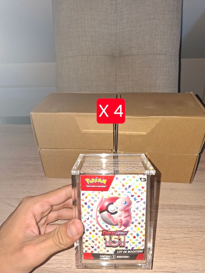 Lot de 4 acryliques bundle Pokémon aimantée épaisse de qualité premium