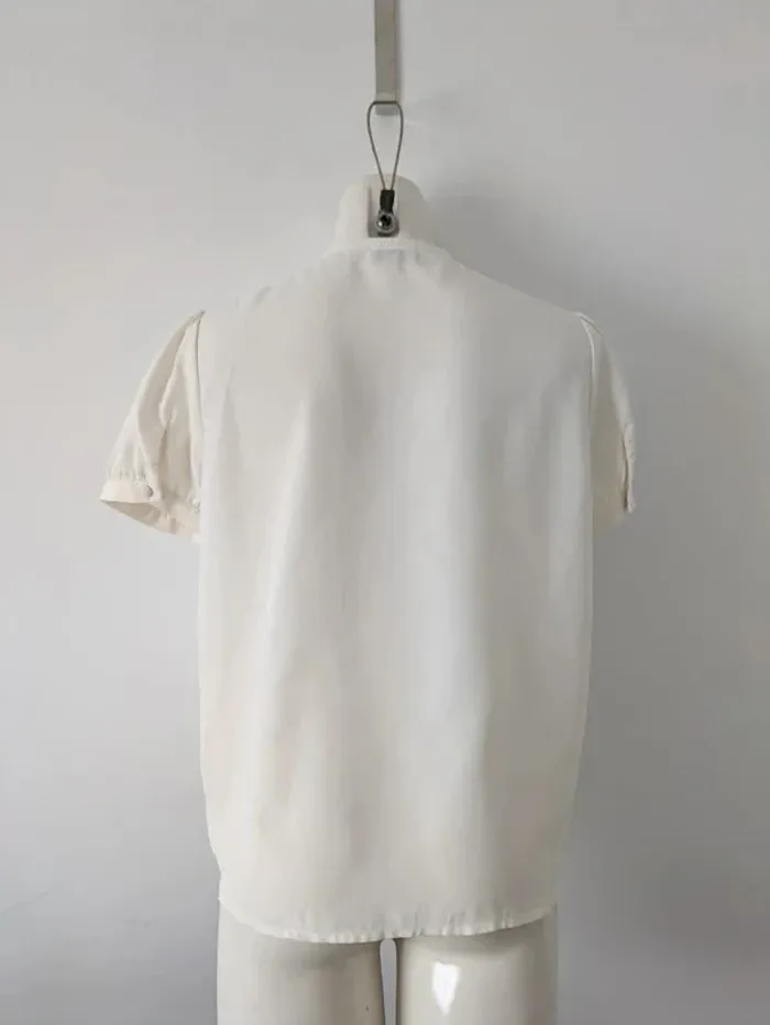 Blouse chemisier manches courtes - Cyrillus - taille 38 - photo numéro 3