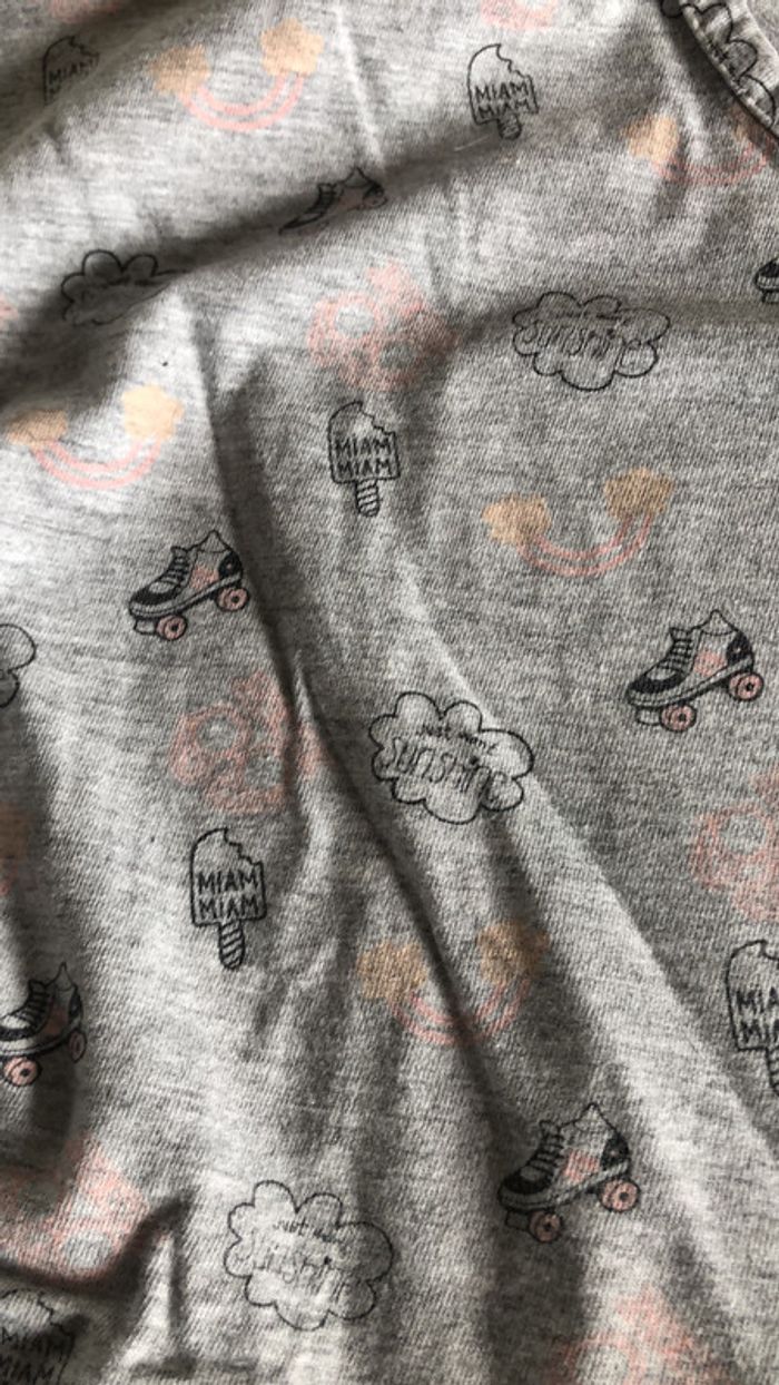 Teeshirt gris à motifs Verbaudet 10 ans - photo numéro 2