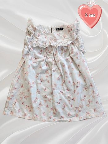 Robe sans manches fille 5 ans