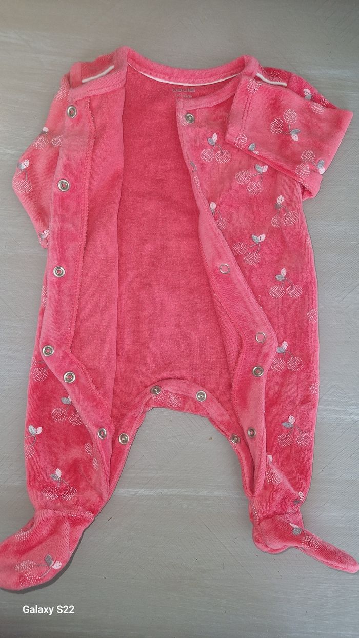 Pyjama coton velours OBAÏBI 1M/53CM - photo numéro 5