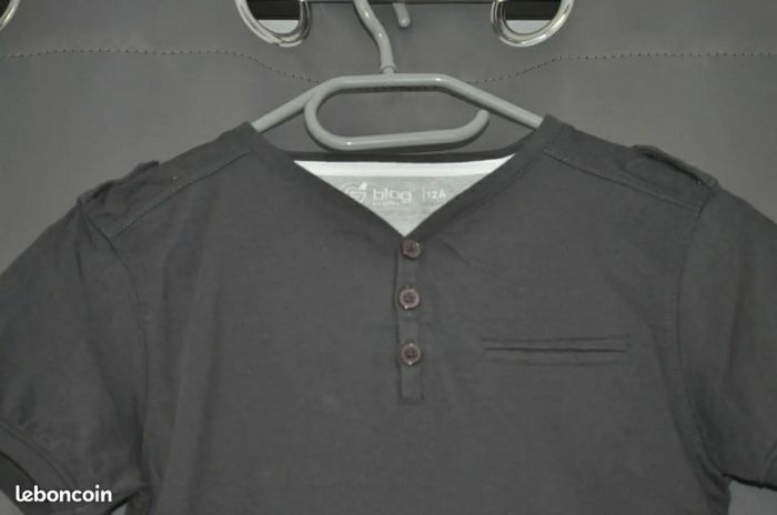 T-shirt manches courtes 12 ans - photo numéro 3