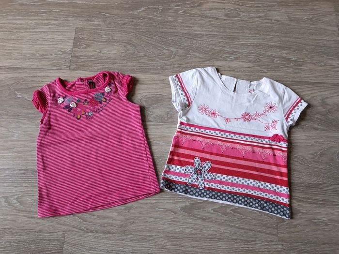Lot 2 tee shirt catimini 2 ans