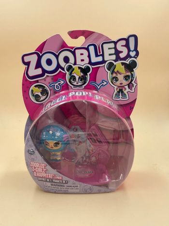 Figurine Zobbles Zoobles Z-Girlz et Happitat Spin Master neuf