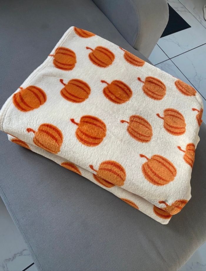 Plaid citrouille