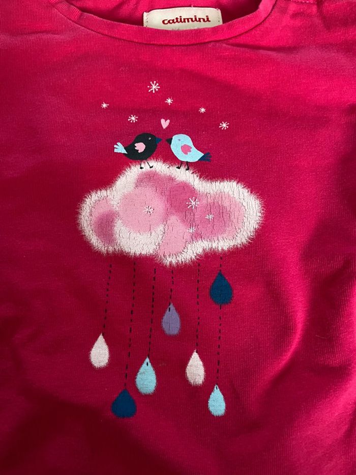 Ensemble 3 pièces t-shirt manche longue et Jegging catimini - photo numéro 3