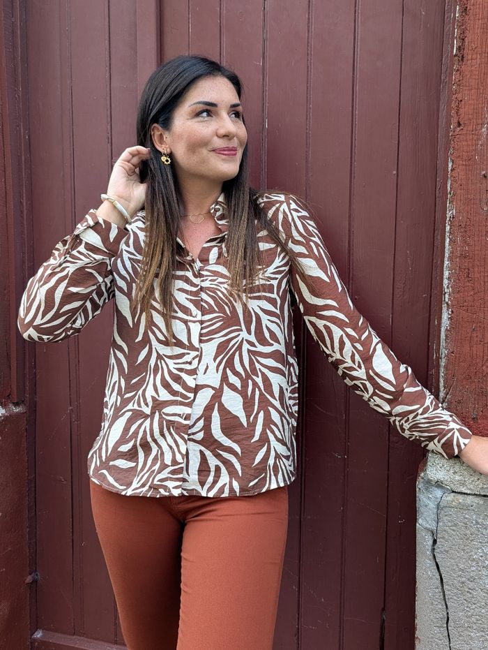 Chemise Annecy beige/marron
Taille S