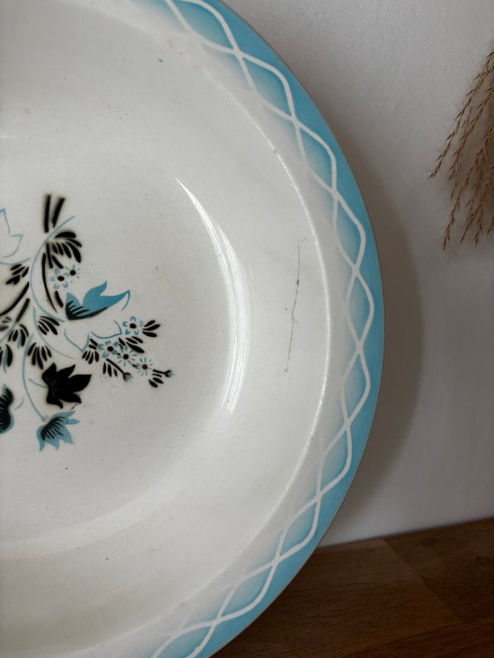 Plat creux ancien Digoin Sarreguemines Albert - photo numéro 6