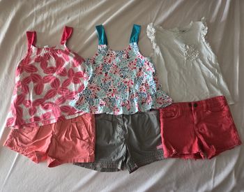 Lot de 3 shorts et 3 hauts 3 ans