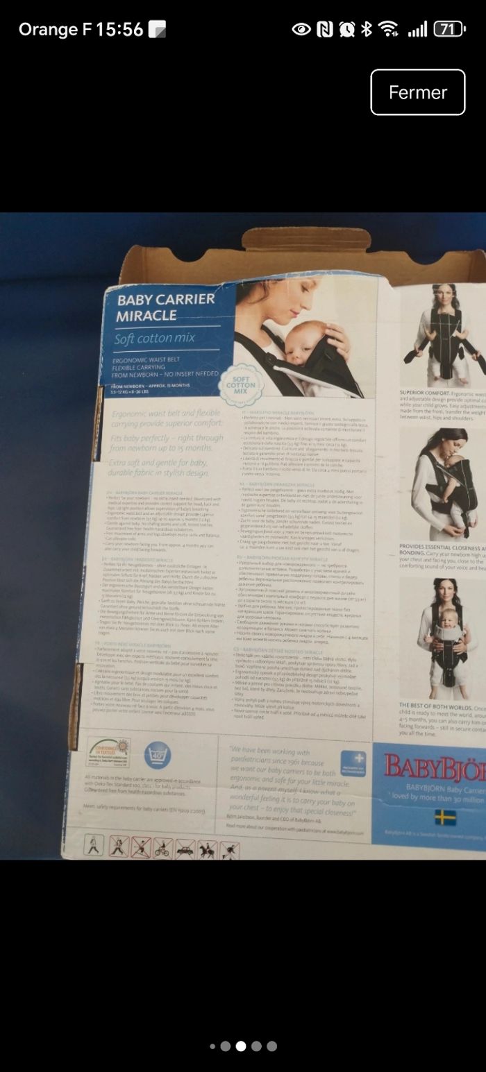 Porte bébé - photo numéro 4