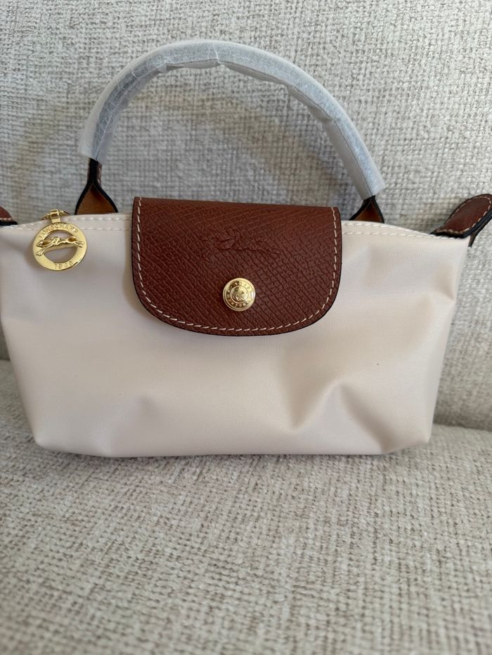 Sac mini Longchamp beige - photo numéro 2
