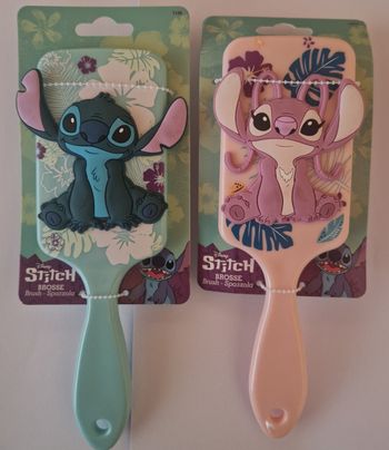 Lot de 2 brosses Stitch et Angel